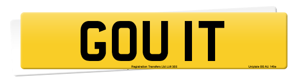 Registration number GOU 1T